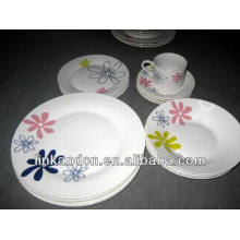 Haonai em massa 20pcs dinnerware porcelana restaurante conjuntos